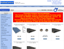 Tablet Screenshot of hobbycontrol.com.br